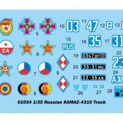 01034 | Trumpeter 1/35 Russian KAMAZ-4310 Truck Scaled Plastic Model Kit -Mini Crafters Store TRU 01034 55 1200x800 1