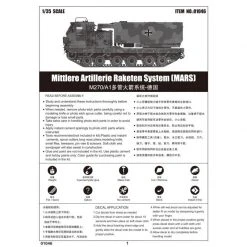 01046 | Trumpeter 1/35 Mobile Artillery Rocket System (MARS) Scaled Plastic Model Kit -Mini Crafters Store TRU 01046 62 1200x800 1