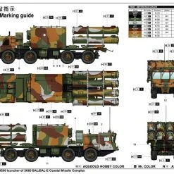 01052 | Trumpeter 1/35 Russian 3S60 Launcher Of 3K60 BAL/BAL-Elex Coastal Missile Complex Truck Scaled Plastic Model Kit -Mini Crafters Store TRU 01052 04 1200x800 1