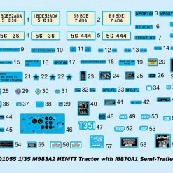 01055 | Trumpeter 1/35 M983A2 HEMTT W/ M870A1 Semi-Trailer Truck Scaled Plastic Model Kit -Mini Crafters Store TRU 01055 03 1200x800 1