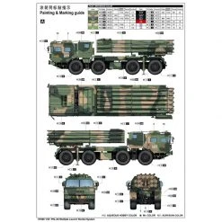 01069 | Trumpeter 1/35 PHL-03 Multiple Rocket System Scaled Plastic Model Kit -Mini Crafters Store TRU 01069 04 1200x800 1