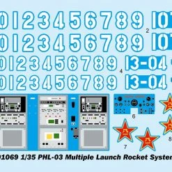 01069 | Trumpeter 1/35 PHL-03 Multiple Rocket System Scaled Plastic Model Kit -Mini Crafters Store TRU 01069 05 1200x800 1