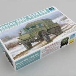 01071 | Trumpeter 1/35 Russian URAL-4320 CHZ Truck Scaled Plastic Model Kit -Mini Crafters Store TRU 01071 03 1200x800 1