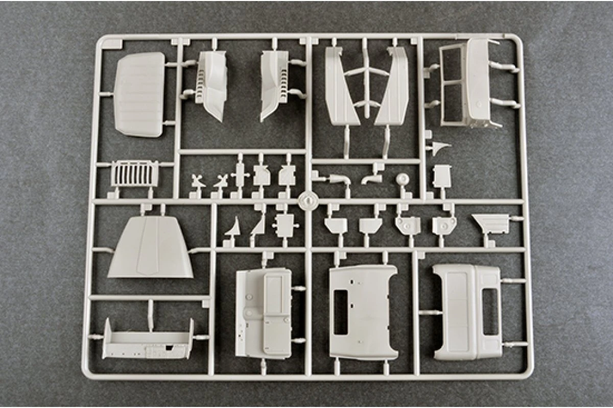 01072 | Trumpeter 1/35 Russian URAL-4320 Military Truck Scaled Plastic Model Kit 9 01072 | Trumpeter 1/35 Russian URAL-4320 Military Truck Scaled Plastic Model Kit - Image 7
