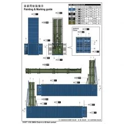 01077 | Trumpeter 1:35 3M-54 Club-K 40-Foot Container Missile Launch System Scaled Plastic Model Kit -Mini Crafters Store TRU 01077 03 1200x800 1