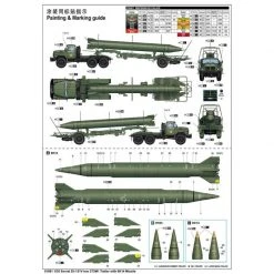 01081 | Trumpeter 1/35 Soviet Zil-131V Tow 2T3M1 Trailer With 8K14 Missile Scaled Plastic Model Kit 7 01081 | Trumpeter 1/35 Soviet Zil-131V Tow 2T3M1 Trailer With 8K14 Missile Scaled Plastic Model Kit -Mini Crafters Store TRU 01081 02 1200x800 1