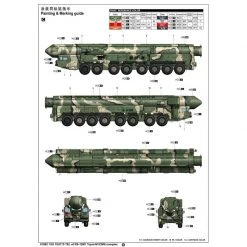 01082 | Trumpeter 1/35 15U175 TEL Of RS-12M1 Topol-M ICBM Scaled Plastic Model Kit 8 01082 | Trumpeter 1/35 15U175 TEL Of RS-12M1 Topol-M ICBM Scaled Plastic Model Kit -Mini Crafters Store TRU 01082 02 1200x800 1