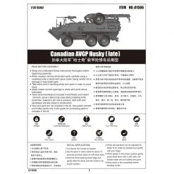 01506 | Trumpeter 1/35 Canadian Husky 6x6 AVGP (Improved Version) Armoured Vehical Scaled Plastic Model Kit 17 01506 | Trumpeter 1/35 Canadian Husky 6x6 AVGP (Improved Version) Armoured Vehical Scaled Plastic Model Kit -Mini Crafters Store TRU 01506 04 1200x800 1