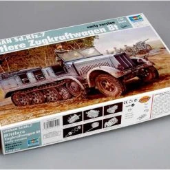 01514 | Trumpeter 1/35 German Sd.Kfz.7 Mittlere Zugkraftwagen 8 Ton Half-track Artillery Tractor Scaled Plastic Model Kit -Mini Crafters Store TRU 01514 52 1200x800 1