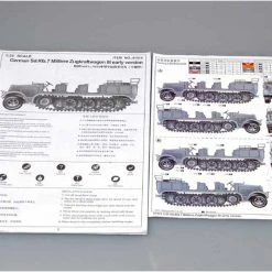 01514 | Trumpeter 1/35 German Sd.Kfz.7 Mittlere Zugkraftwagen 8 Ton Half-track Artillery Tractor Scaled Plastic Model Kit -Mini Crafters Store TRU 01514 53 1200x800 1
