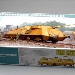 01516 | Trumpeter 1/35 German Panzerjager Triebwagen 51 Armoured Train Scaled Plastic Model Kit -Mini Crafters Store TRU 01516 52 1200x800 1