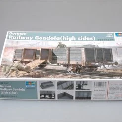 01517 | Trumpeter 1/35 German Railway Gondola (High Sides) Scaled Plastic Model Kit -Mini Crafters Store TRU 01517 60 1200x800 1