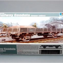 01518 | Trumpeter 1/35 German Railway Gondola (Lower Sides) Scaled Plastic Model Kit -Mini Crafters Store TRU 01518 52 1200x800 1