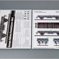 01518 | Trumpeter 1/35 German Railway Gondola (Lower Sides) Scaled Plastic Model Kit -Mini Crafters Store TRU 01518 53 1200x800 1