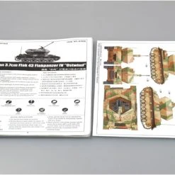 01520 | Trumpeter 1/35 German 43 Flakpanzer IV Ostwind Self-Propelled Anti-Aircraft Gun Scaled Plastic Model Kit -Mini Crafters Store TRU 01520 12 1200x800 1