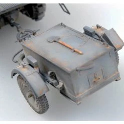 01523 | Trumpeter 1/35 German Half-Track W/ 20mm Flakvierling (Sd.Kfz7/1) & W/ Sd.Anhanger 51 Scaled Plastic Model Kit -Mini Crafters Store TRU 01523 20 1200x800 1