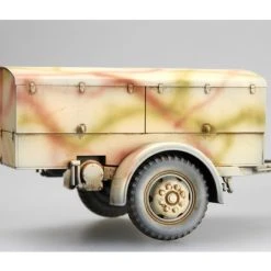 01527 | Trumpeter 1/35 German 3.7cm Flak 43 Auf Selbstfahrlafette (Sd.Kfz.7/2) W/ Sd.Anhanger 52 Self-Propelled Anti-Aircraft Gun Scaled Plastic Model Kit