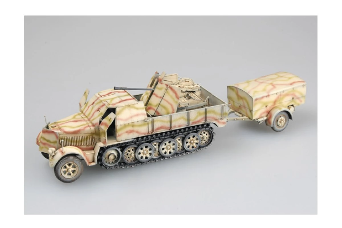 01527 | Trumpeter 1/35 German 3.7cm Flak 43 Auf Selbstfahrlafette (Sd.Kfz.7/2) W/ Sd.Anhanger 52 Self-Propelled Anti-Aircraft Gun Scaled Plastic Model Kit 15 01527 | Trumpeter 1/35 German 3.7cm Flak 43 Auf Selbstfahrlafette (Sd.Kfz.7/2) W/ Sd.Anhanger 52 Self-Propelled Anti-Aircraft Gun Scaled Plastic Model Kit - Image 13
