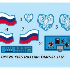 01529 | Trumpeter 1/35 Russian BMP-3F Infantry Fighting Tank Scaled Plastic Model Kit -Mini Crafters Store TRU 01529 10 1200x800 1
