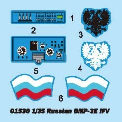 01530 | Trumpeter 1/35 Russian BMP-3EIFV Tank Scaled Plastic Model Kit -Mini Crafters Store TRU 01530 62 1200x800 1
