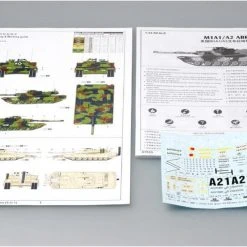 01535 | Trumpeter 1/35 U.S. M1A1/A2 Abrams (5 In 1) Tank Scaled Plastic Model Kit -Mini Crafters Store TRU 01535 60 1200x800 1