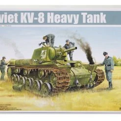 01565 | Trumpeter 1/35 Soviet KV-8 Heavy Tank Scaled Plastic Model Kit