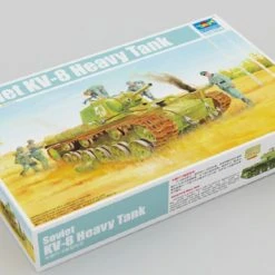 01565 | Trumpeter 1/35 Soviet KV-8 Heavy Tank Scaled Plastic Model Kit -Mini Crafters Store TRU 01565 52 1200x800 1