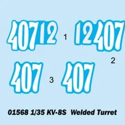 01568 | Trumpeter 1/35 Soviet KV-8S Welded Turret Tank Scaled Plastic Model Kit 15 01568 | Trumpeter 1/35 Soviet KV-8S Welded Turret Tank Scaled Plastic Model Kit -Mini Crafters Store TRU 01568 03 1200x800 1