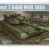 01580 | Trumpeter 1/35 Soviet 1984 T-64AV Tank Scaled Plastic Model Kit