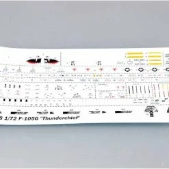 01618 | Trumpeter 1/72 F-105G Wild Weasel Jet Scaled Plastic Model Kit -Mini Crafters Store TRU 01618 53 1200x800 1