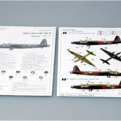 01627 | Trumpeter 1/72 British Wellington Mk. III Bomber Scaled Plastic Model Kit -Mini Crafters Store TRU 01627 53 1200x800 1