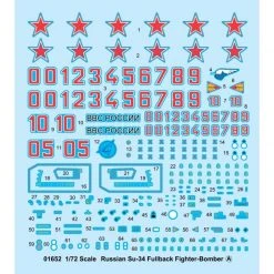 01652 | Trumpeter 1/72 Russian Su-34 Fullback Bomber/Fighter Jet Scaled Plastic Model Kit -Mini Crafters Store TRU 01652 57 1200x800 1