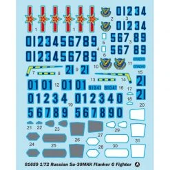 01659 | Trumpeter 1/72 Russian Su-30MKK Flanker G Fighter Jet Scaled Plastic Model Kit -Mini Crafters Store TRU 01659 53 1200x800 1
