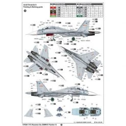 01659 | Trumpeter 1/72 Russian Su-30MKK Flanker G Fighter Jet Scaled Plastic Model Kit -Mini Crafters Store TRU 01659 60 1200x800 1
