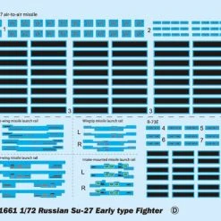 01661 | Trumpeter 1/72 Su-27 Early Type Fighter Jet Scaled Plastic Model Kit -Mini Crafters Store TRU 01661 54 1200x800 1
