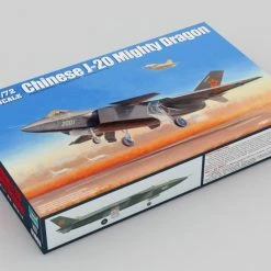 01663 | Trumpeter 1/72 Chinese J-20 Mighty Dragon Fighter Jet Scaled Plastic Model Kit -Mini Crafters Store TRU 01663 54 1200x800 1