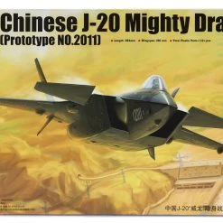 01665 | Trumpeter 1/72 Chinese J-20 Mighty Dragon (Prototype No.2011) Fighter Jet Scaled Plastic Model Kit