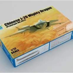 01665 | Trumpeter 1/72 Chinese J-20 Mighty Dragon (Prototype No.2011) Fighter Jet Scaled Plastic Model Kit -Mini Crafters Store TRU 01665 52 1200x800 1