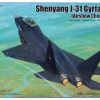 01666 | Trumpeter 1/72 Shenyang J-31 Gyrfalcon (China 2014 Airshow) Fighter Jet Scaled Plastic Model Kit
