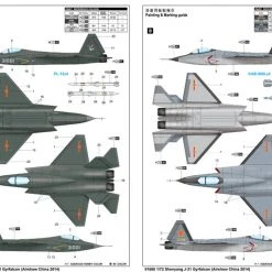 01666 | Trumpeter 1/72 Shenyang J-31 Gyrfalcon (China 2014 Airshow) Fighter Jet Scaled Plastic Model Kit -Mini Crafters Store TRU 01666 57 1200x800 1