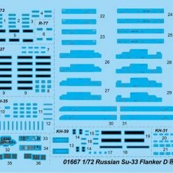 01667 | Trumpeter 1/72 Russian Su-33 Flanker D Fighter Jet Scaled Plastic Model Kit -Mini Crafters Store TRU 01667 57 1200x800 1