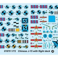 01670 | Trumpeter 1/72 Chinese J-15 Fighter Jet W/ Flight Deck Scaled Plastic Model Kit -Mini Crafters Store TRU 01670 54 1200x800 1