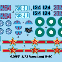 01685 | Trumpeter 1/72 Nanchang Q-5C Jet Scaled Plastic Model Kit -Mini Crafters Store TRU 01685 55 1200x800 1