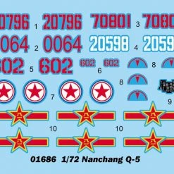 01686 | Trumpeter 1/72 Nanchang Q-5C Jet Scaled Plastic Model Kit -Mini Crafters Store TRU 01686 03 1200x800 1