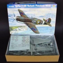 02228 | Trumpeter 1/32 Curtiss P-40B Warhawk Tomahawk Mk. II A Fighter Scaled Plastic Model Kit -Mini Crafters Store TRU 02228 55 1200x800 1