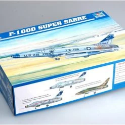 02232 | Trumpeter 1/32 North American F-100D Super Sabre Fighter Jet Scaled Plastic Model Kit -Mini Crafters Store TRU 02232 65 1200x800 1