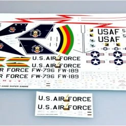 02232 | Trumpeter 1/32 North American F-100D Super Sabre Fighter Jet Scaled Plastic Model Kit -Mini Crafters Store TRU 02232 69 1200x800 1