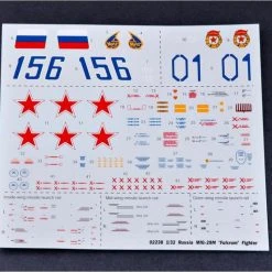 02238 | Trumpeter 1/32 Russian MIG-29M Fulcrum Fighter Jet Scaled Plastic Model Kit -Mini Crafters Store TRU 02238 54 1200x800 1