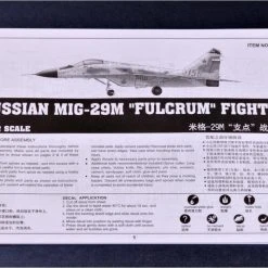 02238 | Trumpeter 1/32 Russian MIG-29M Fulcrum Fighter Jet Scaled Plastic Model Kit -Mini Crafters Store TRU 02238 56 1200x800 1
