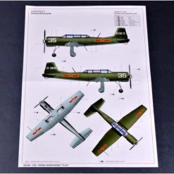 02240 | Trumpeter 1/32 Chinese Nanchang CJ-6 Trainer Scaled Plastic Model Kit -Mini Crafters Store TRU 02240 61 1200x800 1